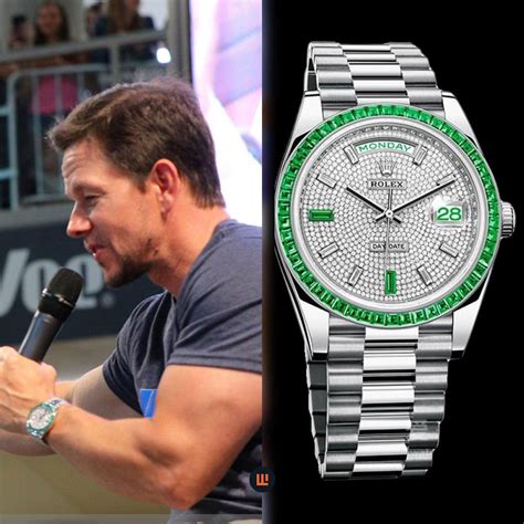 mark wahlberg rolex day date|mark wahlberg wrist watch.